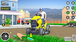 Lawn Mower Simulator: Cut Game Screenshot 3