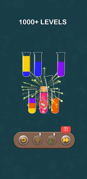 Water Color Sort Woody Puzzle Screenshot 0