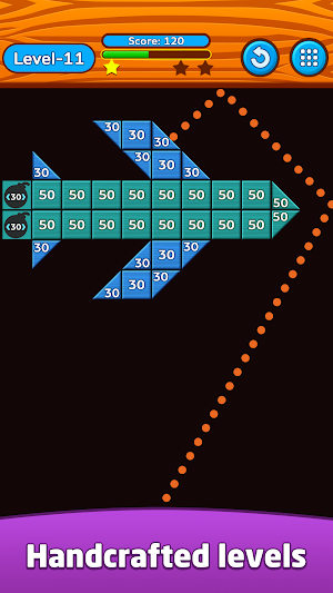 Wooden Bricks Vs Balls Screenshot 2