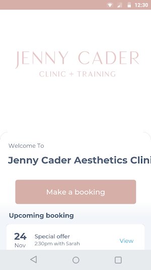 Jenny Cader Aesthetics Clinic Screenshot 0