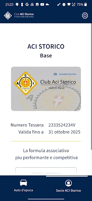 Registro ACI Storico Screenshot 2