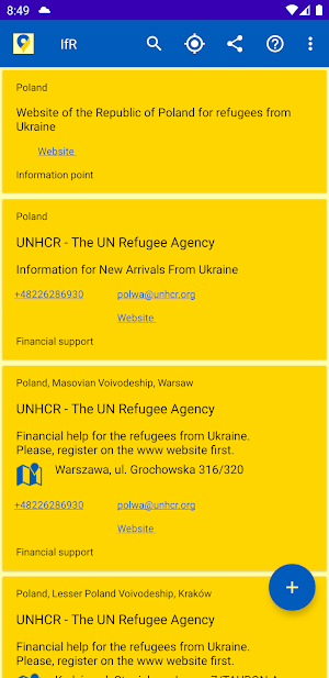 IfR - Info for Refugees Screenshot 0