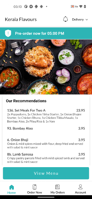 Kerala Flavours Screenshot 1