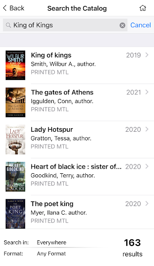 Bailey Public Library Screenshot 2