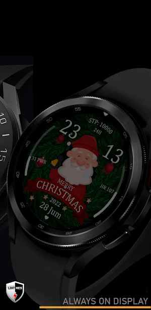 Christmas Watch Face 076 Screenshot 2