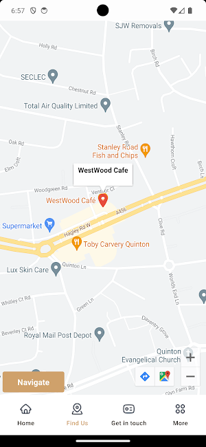 WestWood Cafe Oldbury Screenshot 2