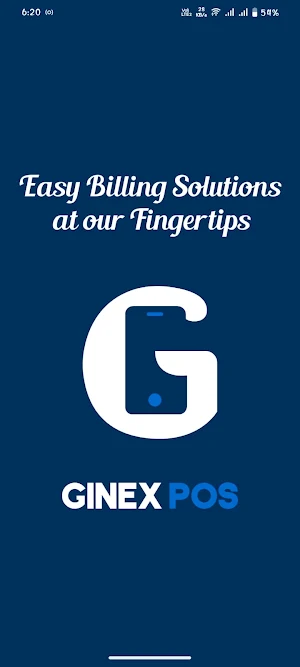 GINEX POS Billing App Screenshot 0