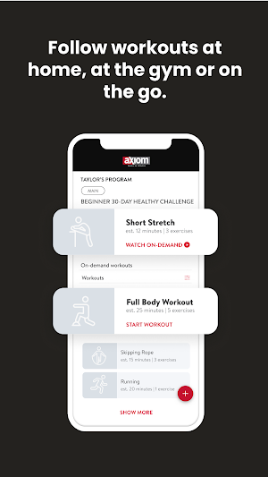 Axiom Fitness by VillaSport Screenshot 2