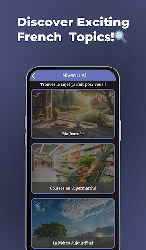 French Stories: Quiz & Audio Screenshot 3