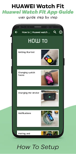 Huawei watch fit app Guide Screenshot 0