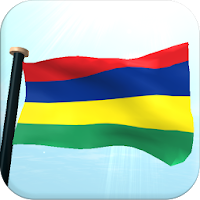 Mauritius Flag 3D Wallpaper