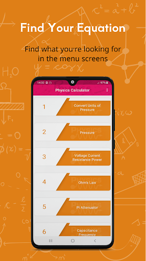 Physics calculator Screenshot 1