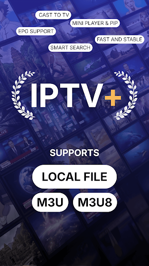 IPTV+ Player – Live TV Screenshot 0