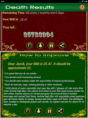 Death Date Calculator Clock Life Prediction Timer Screenshot 3