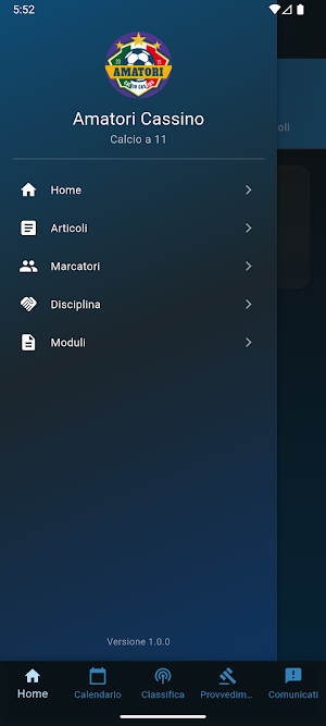 Amatori Cassino Screenshot 0