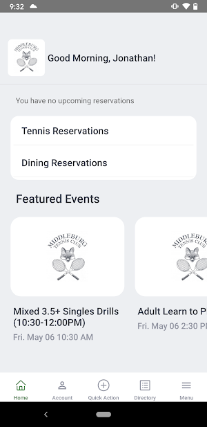MTC Member App Screenshot 1