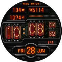 NIXIE DIGOTAN WS06 Watch face