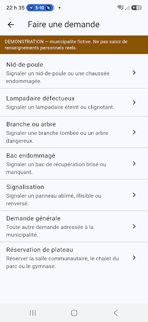 DEMO - Portail Citoyen Screenshot 0