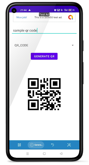 QR and Bar Code scanner Screenshot 2