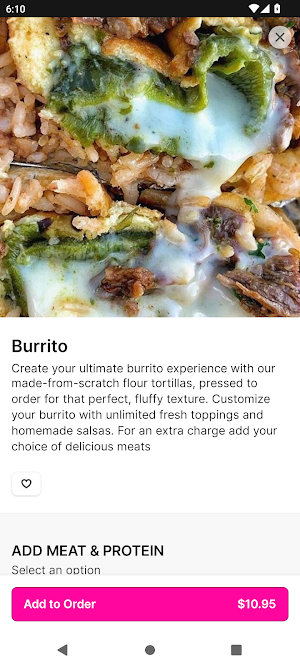 Chilango's Burrito Bar Screenshot 2