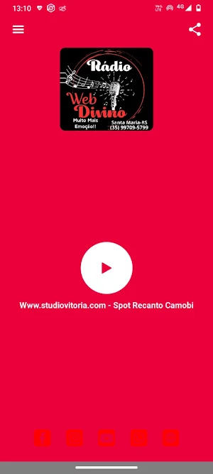 Rádio Divino Web Screenshot 0