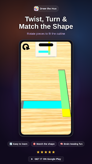 Draw the Hue: Color Puzzle Screenshot 1