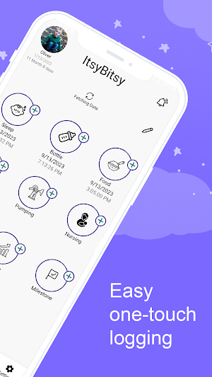 ItsyBitsy: Baby Tracker Screenshot 1