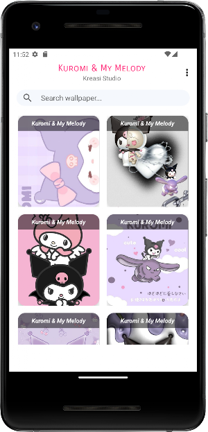 Kuromi and My Melody Wallpaper Screenshot 1