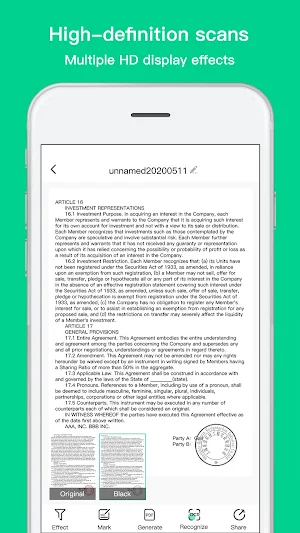 PDF Scanner Screenshot 1