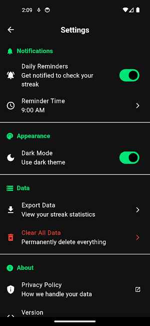 Streak Master - Quit Porn Screenshot 3