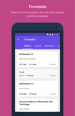 School Management App - FedenaConnect Demo Screenshot 2