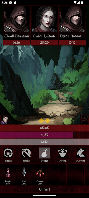 Grim Omens - Old School RPG Screenshot 1