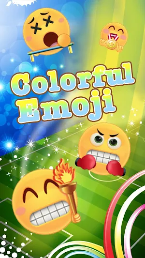 Colorful SMS Emoji Emoticons Screenshot 0