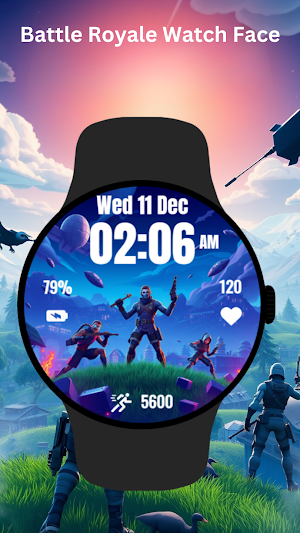 Battle Royale Watch Face Screenshot 3