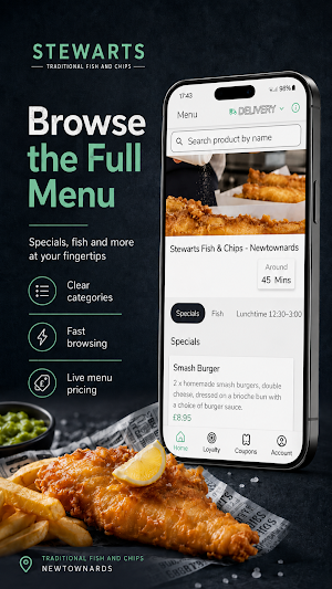Stewarts Fish & Chips Screenshot 1