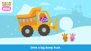 Sago Mini Snow Trucks Screenshot 0