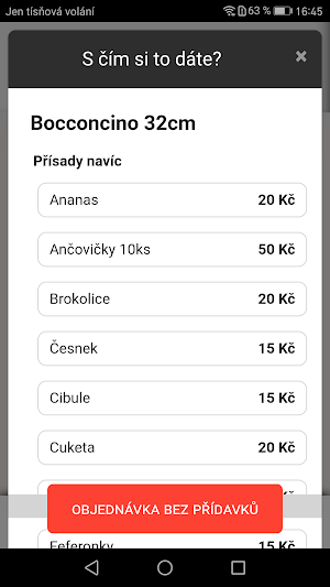 Pizza Gourmet Nehvizdy Screenshot 2