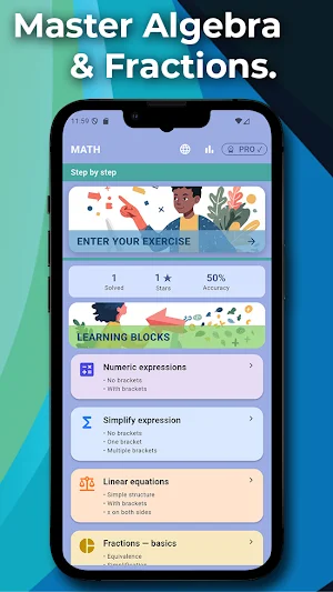 Math Coach: Step-by-Step Screenshot 0