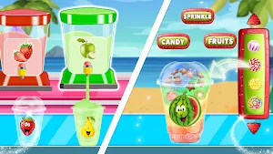 Rainbow Slushy Ice Rolls Maker Screenshot 1