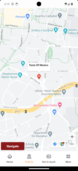 Taste Of Mexico Coventry Screenshot 1