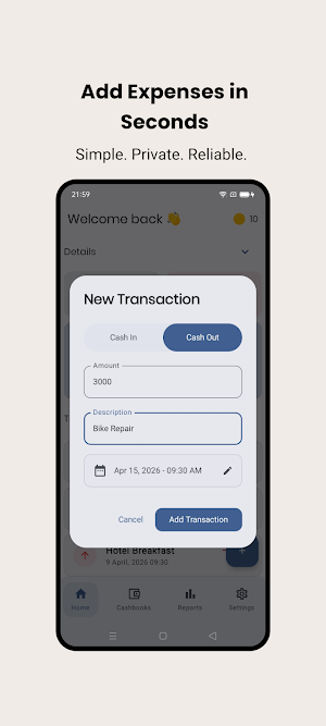 CashWise: Budget & Expense App Screenshot 2