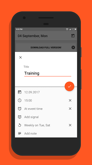 My Day reminder and notes Screenshot 1