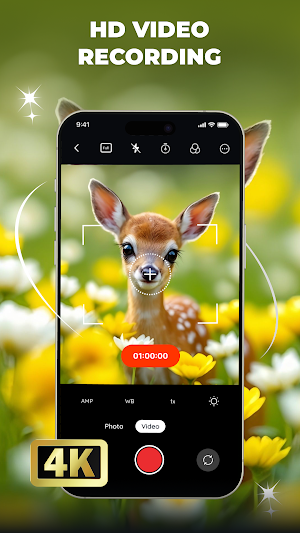 Digital 4K Camera - HD Selfie Screenshot 0