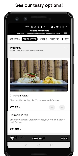 Pebbles Restaurant Screenshot 2