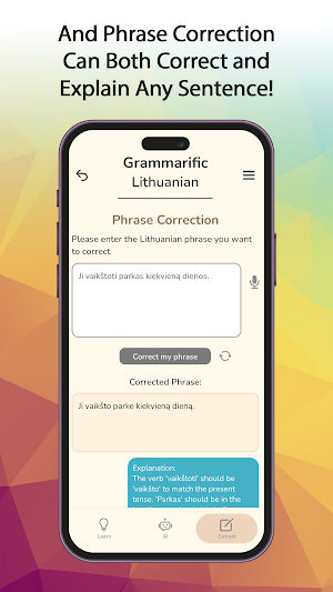 Grammarific Lithuanian Grammar Screenshot 0