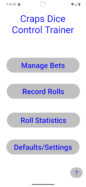 Craps Dice Control Trainer Screenshot 0