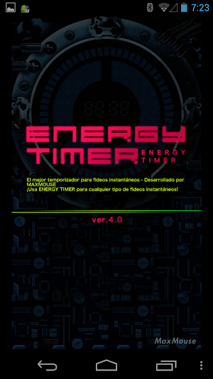 Energy Timer(Spanish/English) Screenshot 0