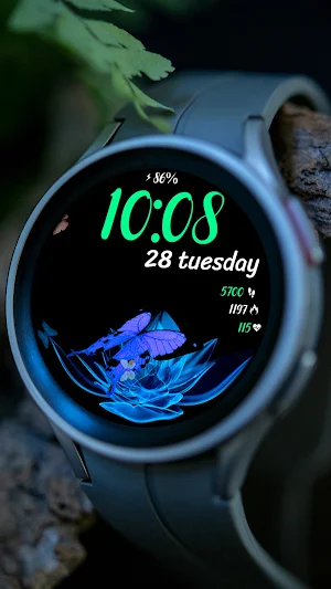 Butterfly 1 Animated Watchface Screenshot 3
