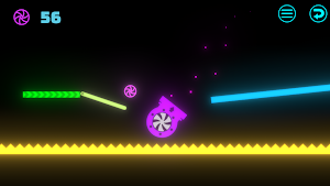 Neon Ball Platformer Screenshot 0