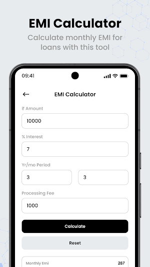 Aadhar Me EMI Loan Calculator Screenshot 1